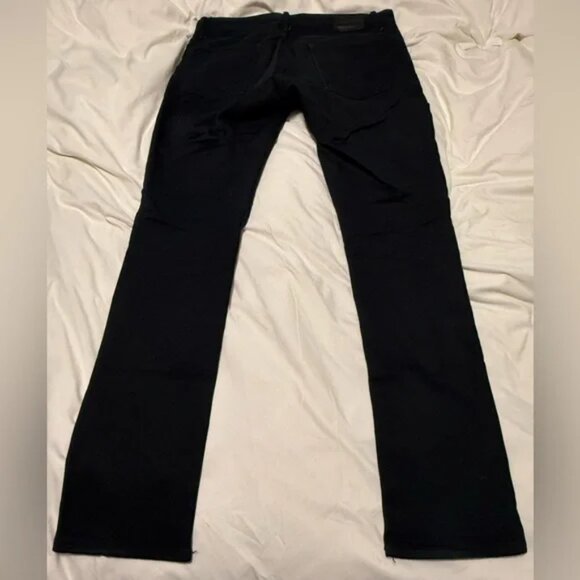 John Varvatos Black Bowery Pants - Size 32 - Picture 2 of 5